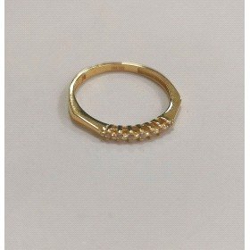 SORTIJA ORO AMARILLO GARRA PIEDRA                                     