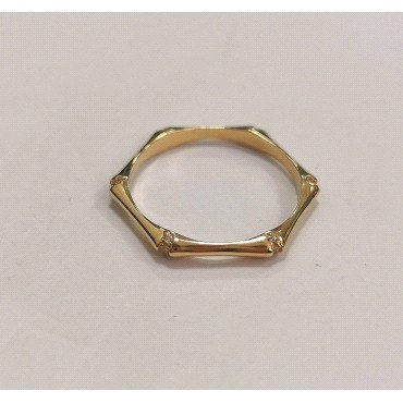SORTIJA ORO AMARILLO FORMA PIEDRA                                     