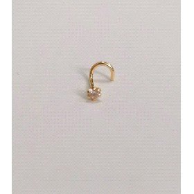 PIERCING  NARIZ ORO AMARILLO PIEDRA                                   