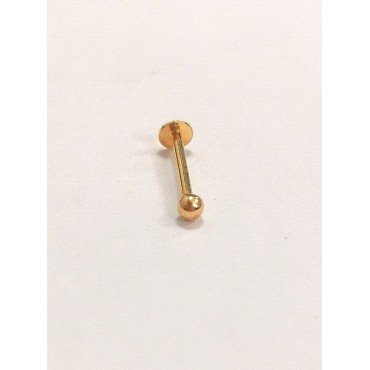 PIERCING  LABIO ORO AMARILLO 2.5M/M                                   