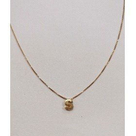 GARGANTILLA ORO AMARILLO LETRA S                                      