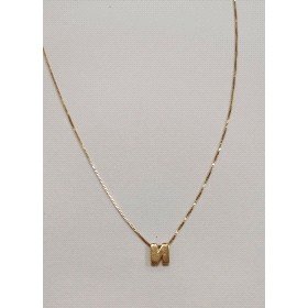 GARGANTILLA ORO AMARILLO LETRA  N                                     