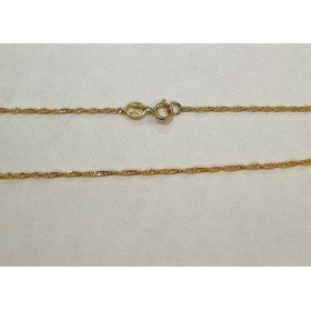 CADENAS ORO AMARILLO SINGAPUR FINA 1M/M HUECA                         