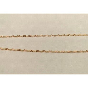 CADENAS ENLAZADA INFINITOS  AMARILLO 45 CM.                           