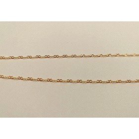 CADENAS ENLAZADA INFINITOS ORO AMARILLO 40 CM.                        