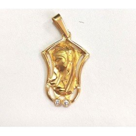 MEDALLAS ORO AMARILLO PIEDRA                                          