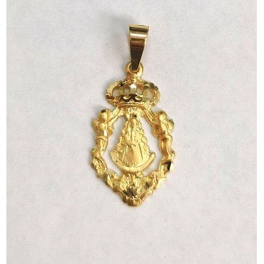 MEDALLAS  VIRGEN DEL ROCIO ORO AMARILLO                               