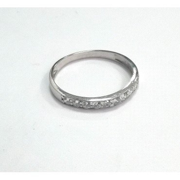 SORTIJA ORO BLANCO PIEDRA                                             