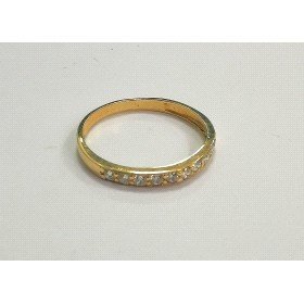 SORTIJA ORO AMARILLO PIEDRA                                           