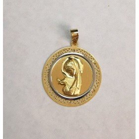 MEDALLAS ORO BICOLOR                                                  