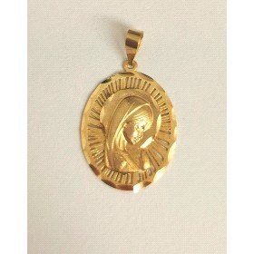 MEDALLAS ORO AMARILLO OVALADA                                         