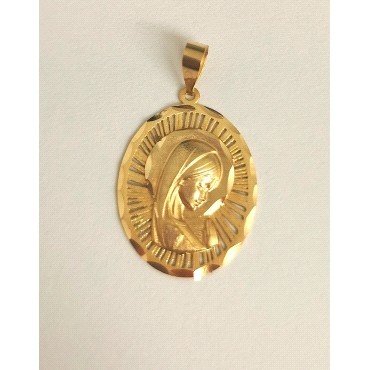 MEDALLAS ORO AMARILLO OVALADA                                         