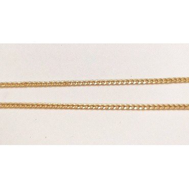 CADENAS AMARILLO 45 CM. BARBADA HUECA                                 