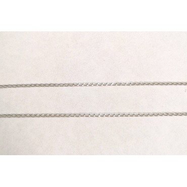 CADENAS CADENA ORO BLANCO 40 CM. BILBAO  HUECA                        