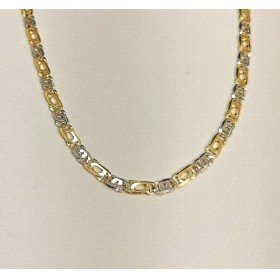 CADENAS BICOLOR VALENTINO 60 CM.                                      