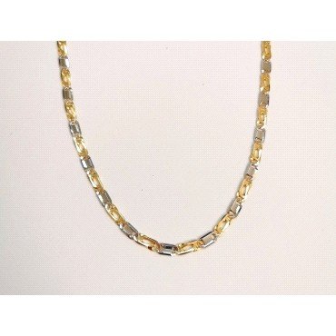 CADENAS BICOLOR VALENTINO 45 CM.                                      