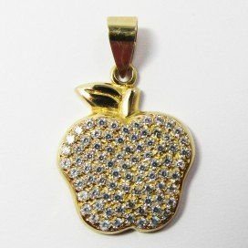 COLGANTE ORO AMARILLO PIEDRA