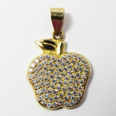 COLGANTE ORO AMARILLO PIEDRA