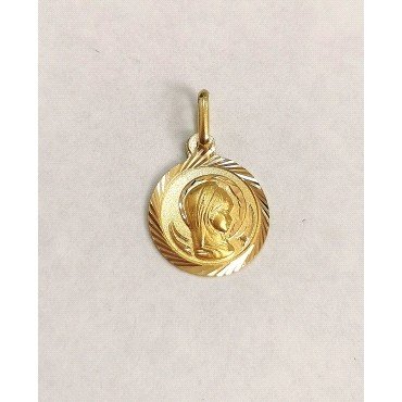 MEDALLAS ORO AMARILLO VIRGEN NIÑA                                     