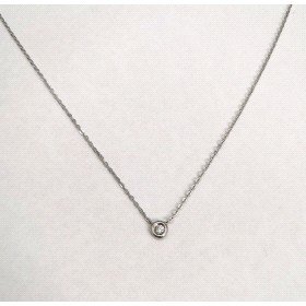 GARGANTILLA ORO BLANCO BRILLANTES                                     