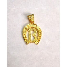 COLGANTE ORO AMARILLO HERRADURA                                       