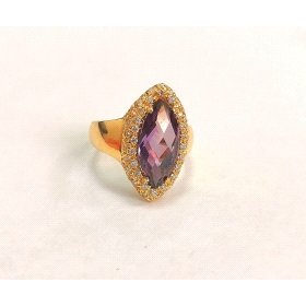 SORTIJA ORO AMARILLO PIEDRA                                           