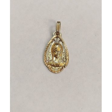 MEDALLAS ORO AMARILLO VIRGEN NIÑA                                     