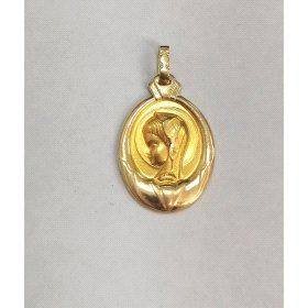 MEDALLAS ORO AMARILLO VIRGEN NIÑA                                     