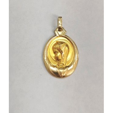 MEDALLAS ORO AMARILLO VIRGEN NIÑA                                     