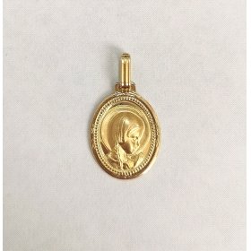 MEDALLAS ORO AMARILLO VIRGEN NIÑA                                     