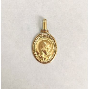 MEDALLAS ORO AMARILLO VIRGEN NIÑA                                     