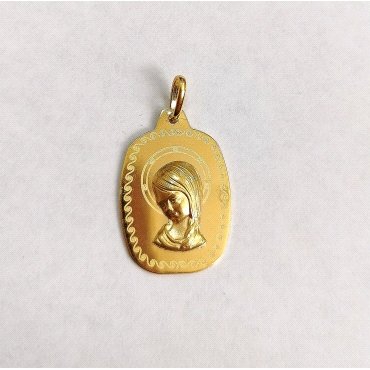 MEDALLAS ORO AMARILLO VIRGEN NIÑA                                     