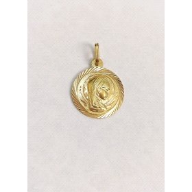 MEDALLAS ORO AMARILLO VIRGEN NIÑA                                     