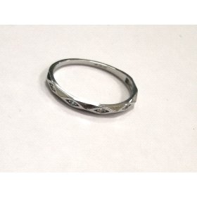 SORTIJA ORO BLANCO PIEDRA                                             