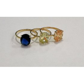 SORTIJA ORO AMARILLO PIEDRA OVAL                                      