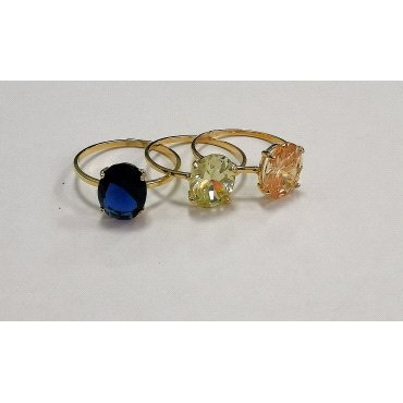 SORTIJA ORO AMARILLO PIEDRA OVAL                                      