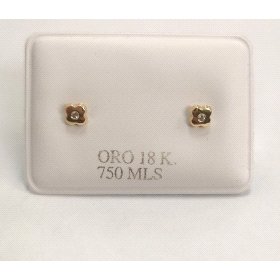 PENDIENTES  CUATREBOLORO AMARILLO PIEDRA                              