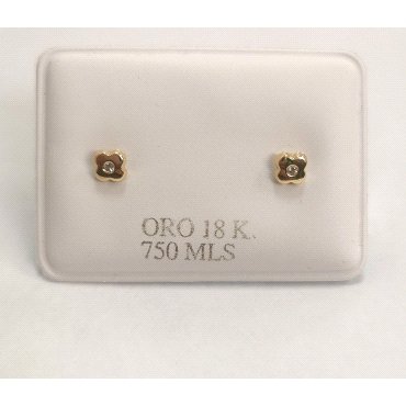 PENDIENTES  CUATREBOLORO AMARILLO PIEDRA                              