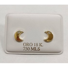 PENDIENTES ORO AMARILLO PIEDRA                                        