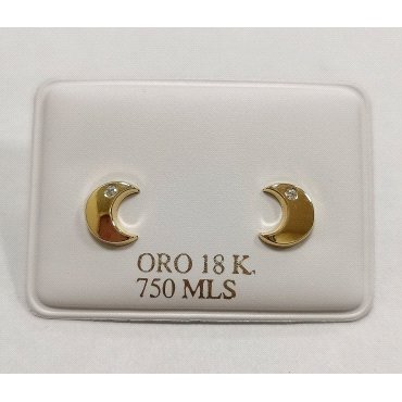 PENDIENTES ORO AMARILLO PIEDRA                                        