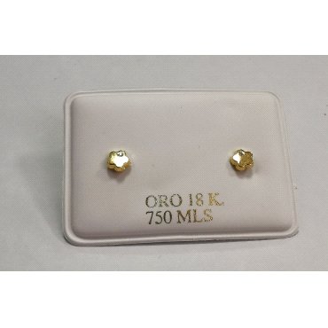 PENDIENTES ORO AMARILLO PIEDRA                                        