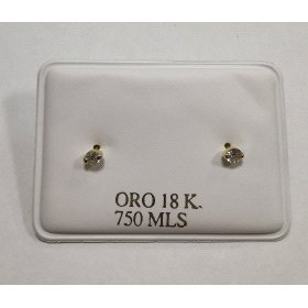 PENDIENTES ORO AMARILLO PIEDRA                                        