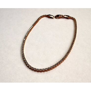PULSERA SRA. BICOLOR ROSA PIEDRA                                      