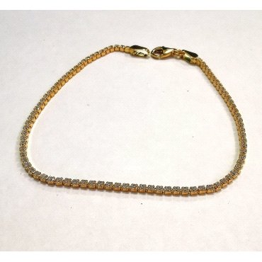 PULSERA SRA. ORO AMARILLO PIEDRA                                      
