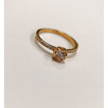 SORTIJA ORO AMARILLO PIEDRA                                           