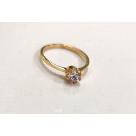 SORTIJA ORO AMARILLO PIEDRA  8 GARRAS                                 