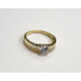 SORTIJA ORO AMARILLO PIEDRA CIRCONITA                                 