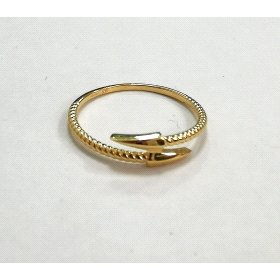SORTIJA ORO AMARILLO TRENZADO FLECHA                                  