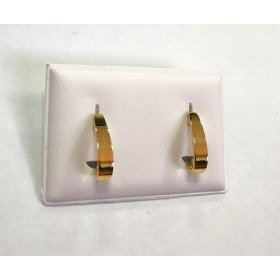 PENDIENTES ORO AMARILLO LISO                                          