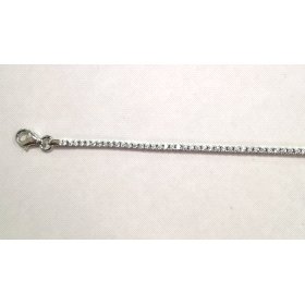 PULSERA SRA. ORO BLANCO PIEDRA                                        